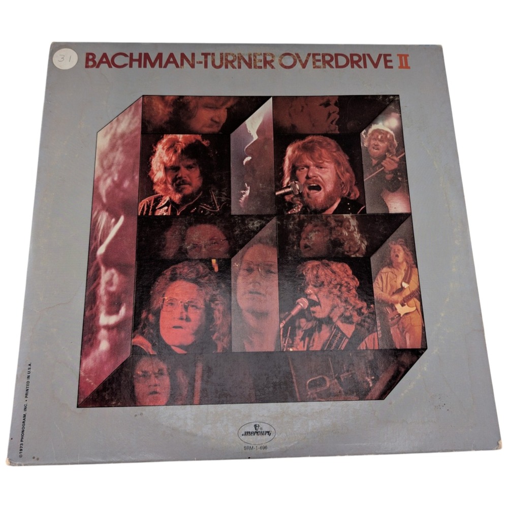 Bachman-Turner Overdrive II LP 1973 US Mercury SRM-1-696 VG+/VG